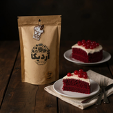 پودر کیک ردولوت خونگی و ارگانیک + رسپی داخل بسته + فیلم آموزشی